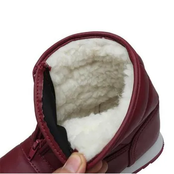 HOVINGE Pantofi de Iarna pentru Bărbați 2019 rezistent la apa, Non-alunecare de Zăpadă Cizme Barbati Platforma Cald Glezna Cizme Barbati, Cizme