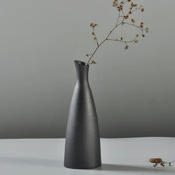 Portelan Negru Europene Moderne De Moda Ceramică Vaze De Flori Pentru Acasă Decorative Decor De Nunta De Masă Arta Artizanat Sticla