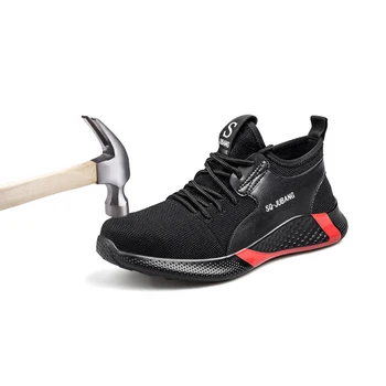 Bărbați Securitatea muncii Pantofi Barbati Outdoor Steel Toe Încălțăminte de Luptă Glezna Cizme Indestructibil Elegant breathablemountaineering pantofi
