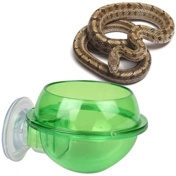 Hot 2 BUC ventuza Reptile Alimentator Margine Accesorii Consumabile Translucid Anti-Evadare fel de Mâncare pentru Cameleon Șopârlă Gecko