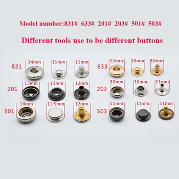 Meetee 1set Oțel Sanp Buton de Fixare Instalare Tool Kit DIY Manual din Piele Ambarcațiuni Sac Butoane Catarama Instalații Accesoriu