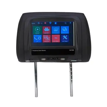 7 inch Auto Tetiera Monitor MP5 Ecran LCD Auto Video Player Suport USB/SD/FM/Bluetooth/Telefon Link-ul