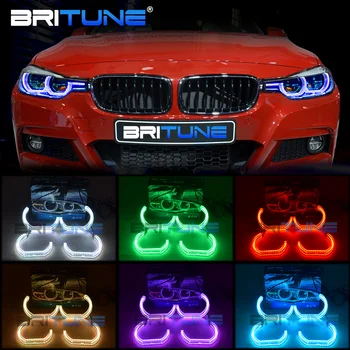 Angel Eyes RGB Pentru BMW F10 E90 E93 E87 E60 E91 F30 E92 E82 Tuning Accesorii Lumini cu LED-uri Kit DTM Style Mulit-Culoare Inel de BRICOLAJ