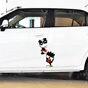 Aliauto 2 X Accesorii Auto de Desene animate Amuzant Pinguin Portiera Autocolant Decal pentru Chevrolet Captiva Niva Aveolacetti Sonic Scânteie Cruz