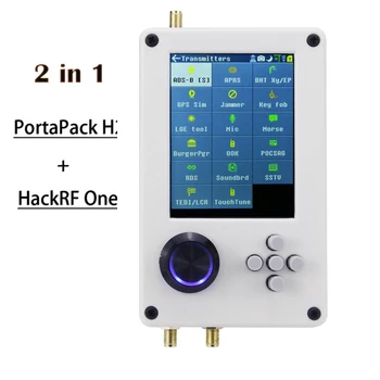 Noi HackRF Unul Și PortaPack H2 Doi în Unu 0,5 ppm TXCO DST Raido Cu carcasa de Plastic a Bateriei în Interiorul Asamblate Optional Antena