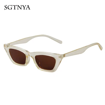 SGTNYA nouă Europene și Americane tendință kitty-ochelari de soare ochi de moda doamnelor ochelari de soare personalitate sălbatice UV400 ochelari