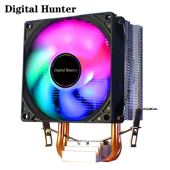 2 Heatpipes CPU Cooler Radiator de Răcire a Vântului 3PIN 4PIN PWM Pentru Intel 1150 1155 1156 1366 2011 X79 X99 AM2/AM3/AM4 Ventilador