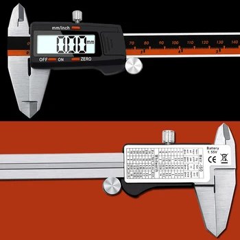 6-Inch 0-150mm digital etriere din Oțel Inoxidabil Electronice Digitale Șubler cu Vernier Metal Micrometru instrument de Măsurare