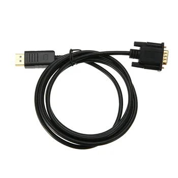 New sosire 1,8 M DisplayPort La VGA Cablu Profesional HDMI compatibil cu DP la mascul la Mascul VGA Convertor Cablu Adaptor Pentru PC, Laptop