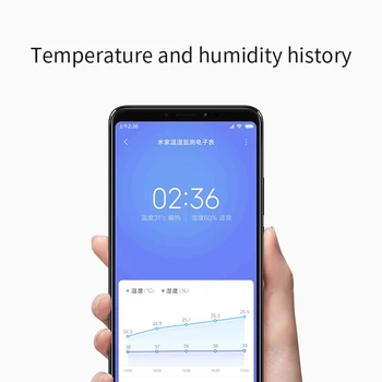 Xiaomi Mijia BT4.0 Bluetooth digital Temperatura higrometru ceas Mi Smart Home LCD Termometru Umiditate Metru