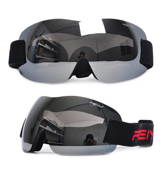 2020 Profesionale Unisex Anti-ceață Ochelari de Schi UV400 Protecție Vânt Oglindă Lentile de Zăpadă Patinaj Ochelari Snowboard Eyewears