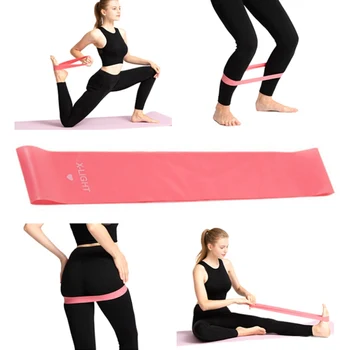 5pcs/set 5 Culori de Fitness Banda de Cauciuc Exercițiu de Gimnastică Puterea Benzi Elastice Yoga Benzile de Rezistență