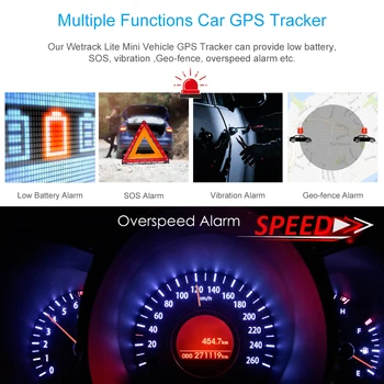 Concox WetrackLite Impermeabil Vehicul Tracker GPS GV25 Cu Baterie IPX5 Ascunse LED, Geo-Gard Vibrații ACC Alarma Auto Locator