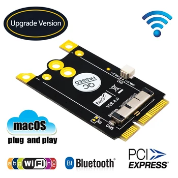 Mini PCI-E la 12+6 Pin WiFi Converter Bord mPCI-e Wireless WLAN Modul Adaptor pentru Macbook Broadcom BCM94360CD BCM943602CS BCM9