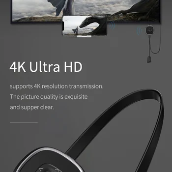 MiraScreen tv stick 4k HDMI Wifi Dongle-Receptor Ultra wireless partajare ecran adaptor de Afișare pentru tv/Youtube/smartphone android