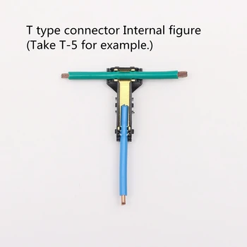 T-3 5PCS Cablu Pinii Conectorului de Sertizare Scotch de Blocare Rapid Conexiuni Electrice 16-15AWG 1.5mm2 Familie lumini cabluri Kit de Instrument