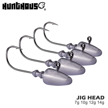 Hunthouse moale atrage șurub cap jig capul mare shad 5g 10g 15g 20g de pescuit instrumentul de echipamente de pescuit