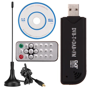 USB 2.0 Digital DVB-T DST+DAB+, FM Tuner TV Receptor Stick RTL2832U+ FC0012 Acasă echipamente audio și video