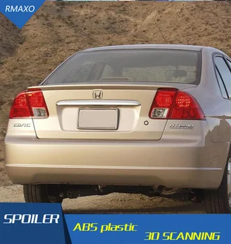 Pentru Honda Civic Spoiler 2001-2004 Material ABS Masina Aripa Spate Grund de Culoare Spoiler Spate Pentru toate modelele Honda Civic Spoiler