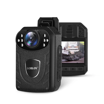 BOBLOV Camera de Poliție KJ21 64G HD1296P Portabil Corp Cam de Pază Mini Comcorders Night Vision DVR Recorder Politie Kamera