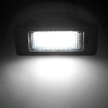 Noi 2 buc de Înmatriculare Lumina LED Numar inmatriculare Lumini de 3W 6000K 12V 0.3 a Pentru BMW E39 E70 X5 X6 E71 E60 M5 E90 E92 E93 M3