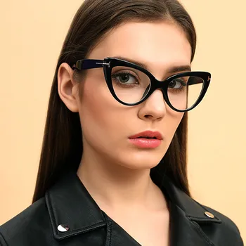 De Înaltă Calitate, Transparente Femei Ochi De Pisica Ochelari Cadru Femei Bărbați Optice Glasse Cadru Calculator Lumină Albastră De Blocare Pahare