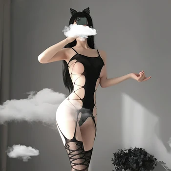 Paloli Femei Vedea Prin Pasionat Tachineze Ciorap De Corp Fetish Net Imbracaminte Body Lenjerie Sexy Erotic Cosplay Costum