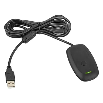 Wireless Gamepad PC, Adaptor USB Receptor pentru jocuri Xbox 360, Controller de Consolă de Gaming USB PC Receptor cu CD