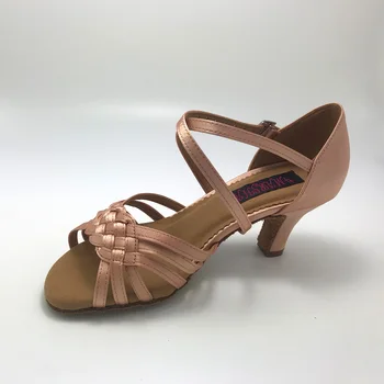 6.5 cm toc Elegant Dans latino Pantofi Pentru femei pantofi de Salsa practica pantofi confortabili pantofi latină MS6253FL2S toc disponibile