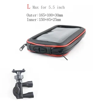 TOTTIDAY Motocicleta Suport de Telefon Mobil Suport Moto Biciclete Stand Pentru Iphone/huawei/Km Telefoane Inteligente Sac de Biciclete Suport GPS