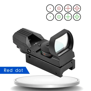 Fierbinte 11mm/20mm Feroviar Reflex 4 Reticul Tactic Lunete Optice Holografice Vedere Red Dot Colimator Pentru Airsoft Pistol cu Aer охота