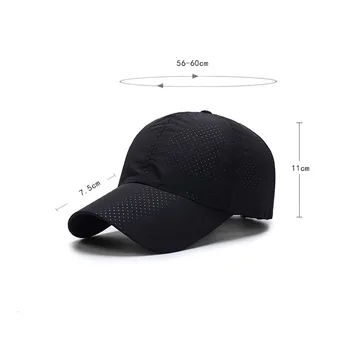 1buc Șapcă de Baseball Hat Portabile care Rulează Soare Respirabil Golf, Drumeții Solid Plasă de Camping Tenis de Vara Unisex Uscat Rapid Subțire