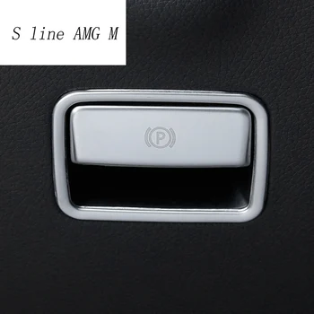 Auto styling pedala De frână comutatorul de eliberare cadru Trim Acoperă Autocolante pentru Mercedes-Benz GLE W166 ML, GL, GLS X166 Accesorii Auto