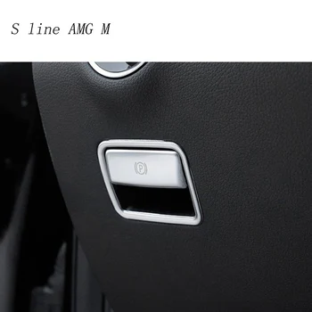Auto styling pedala De frână comutatorul de eliberare cadru Trim Acoperă Autocolante pentru Mercedes-Benz GLE W166 ML, GL, GLS X166 Accesorii Auto