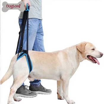 Reglabile de Ridicare Câine Ham pentru Picioarele din Spate Pet Suport Sling Ajuta Slab Picioare Stand Up pentru animale de Companie Caini Lesa Ajutorul Instrumentul de Asistență