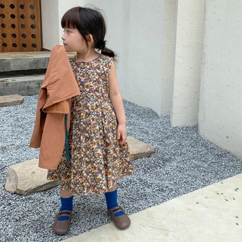2020 Copii Jachete ＆ Florale Rochie Pentru Fete Dress Seturi De Costume De Fete De Îmbrăcăminte Seturi Maneca Lunga Fata Rochie De Haine Pentru Copii