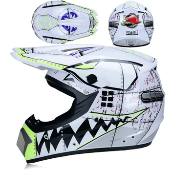 Curse Motocross cu motociclete casca băiat, profesionale, desene animate casco casque cascos para moto capacete kask dirt bike helm