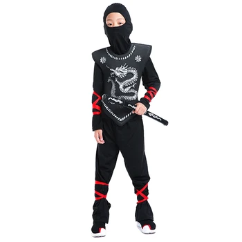Costum Ninja Ninjago Cosplay Asasin Petrecere костюм ниндзя disfraz de ninja Băieți Fete Războinic Purim Haine pentru Copii Seturi