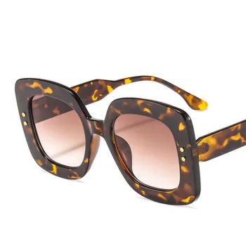 Clasic retro pătrat ochelari de soare pentru femei de moda ochelari de soare cu design sexy brand de lux bărbați în aer liber oglindă de conducere