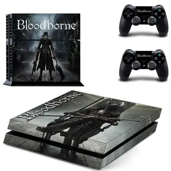 Jocul Bloodborne PS4 Autocolante Play station 4 Pielii PS 4 Decalcomanii Autocolant Acoperire Pentru PlayStation 4 Consola PS4 & Controler de Piele, Vinil
