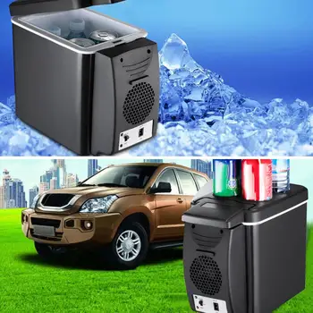 12V 6L/8L Portabil Mini Încălzire Răcire Vehicul Frigider Congelator Frigider Cooler mai Cald Dublu Pentru Masina Auto Camion de Camping 2020