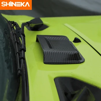 SHINEKA Fibra de Carbon de Admisie Aer Priza de Aerisire de Admisie Capac Ornamental pentru Suzuki Jimny 2019 2020