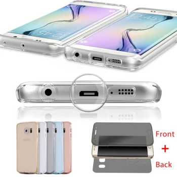 360 Caz TPU Pentru Samsung Galaxy A01 A81 A91 A10E A20E A30S A40S A50S A70S Moale Caz Acoperire pentru Huawei Honor 8A 8S Bucurați-vă de 9 Plus
