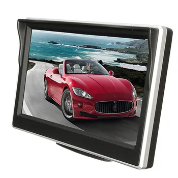 5 Inci Auto TFT LCD HD cu Ecran de Monitor de Masina din Spate Inversă Retrovizoare Camera de Rezervă Fraieri Muntele și Adeziv Normal Sta Piese