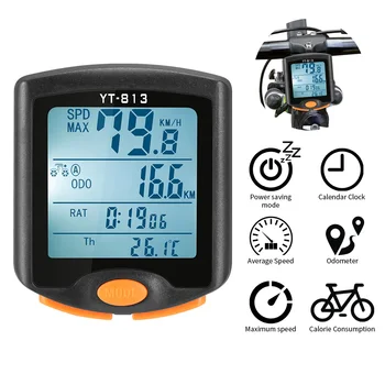 Bicicleta Kilometrajul Computer Wireless Speed Meter Display LCD Vitezometru Digital Impermeabil Sport Senzori de Ciclism