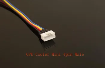 10buc/lot PC Cooler Ventilator de Răcire Standard 4pin de sex Feminin de la GPU placa Video Mini 4pin de sex Masculin Adaptor Cablu de Alimentare Cablu 26AWG 26cm