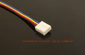 10buc/lot PC Cooler Ventilator de Răcire Standard 4pin de sex Feminin de la GPU placa Video Mini 4pin de sex Masculin Adaptor Cablu de Alimentare Cablu 26AWG 26cm