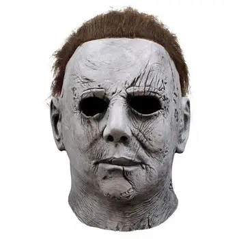 Înfricoșător Michael Myers Masca Latex acoperit capul pentru Halloween Cosplay