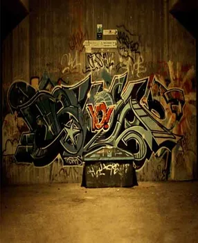 Personalizate vinil cârpă rece industria de perete graffiti fotografie de fundal pentru copii model studio foto portret medii CM-4868