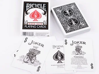 Bicycle Rider Back Negru Cărți de Joc Standard Punte USPCC Poker Carte de Magie Jocuri Trucuri Magice elemente de Recuzită pentru Magician